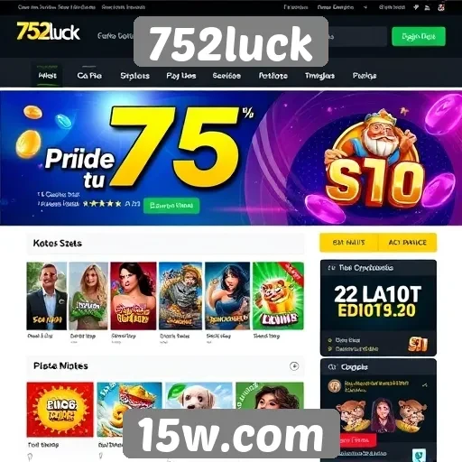 Experiência de usuário no site 752luck é bem avaliada